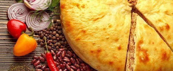 Осетинські пироги з мясом.