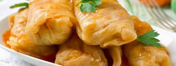Дієтичні голубці з куркою.