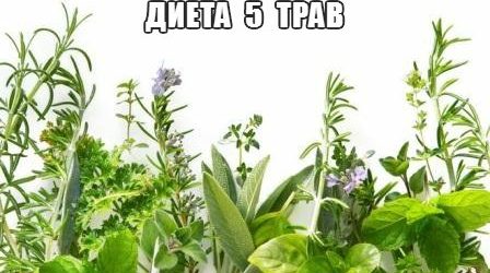 Дієта «5 трав»