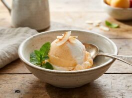 Hoe je thuis kokos-meloensorbet maakt met slechts twee ingrediënten